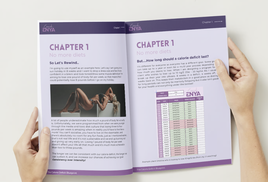 Coach Enya's Calorie Deficit Blueprint e-Book